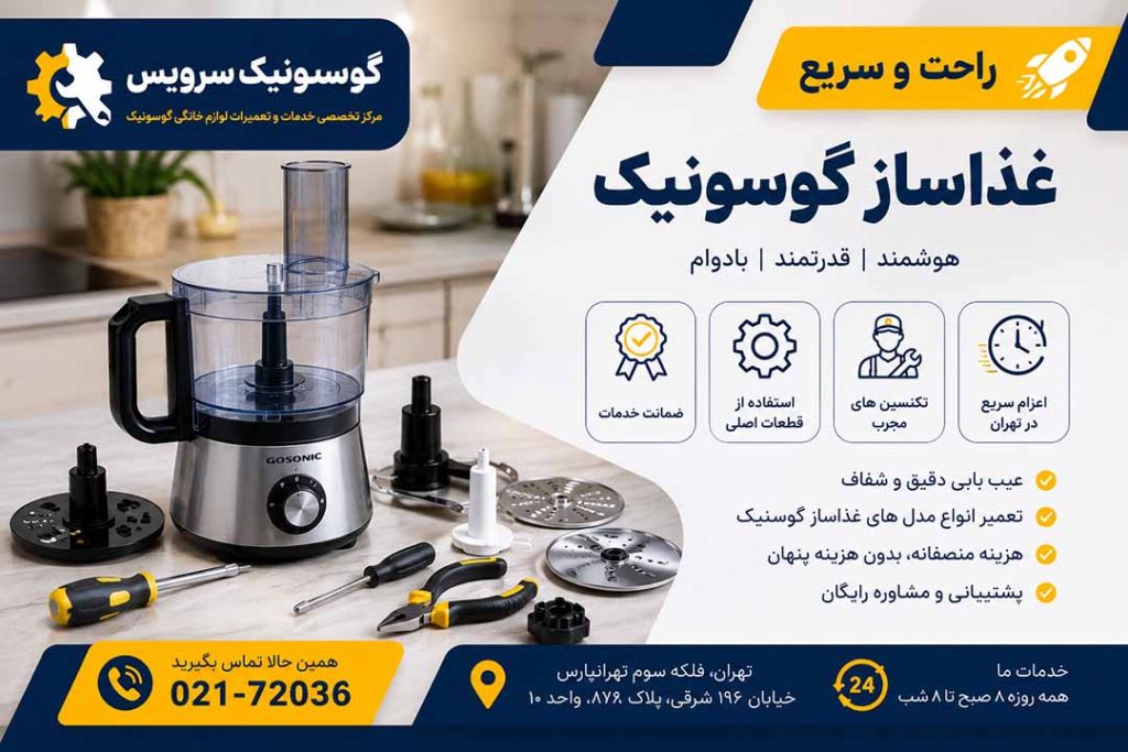 مشکلات رایج غذاساز گوسینگ